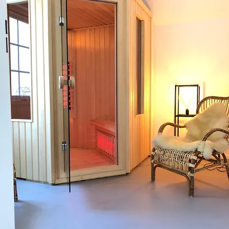 De Elysium 4-persoons Met Bubbelbad Binnen én Buiten Hotspring Bad, Sauna, Sunshower, Stadstuin, Wifi Casa vacanze *