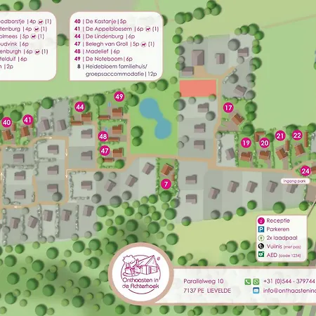 Dom wakacyjny De Elysium 4-persoons Met Bubbelbad Binnen En Buiten Hotspring Bad, Sauna, Sunshower, Stadstuin, Wifi