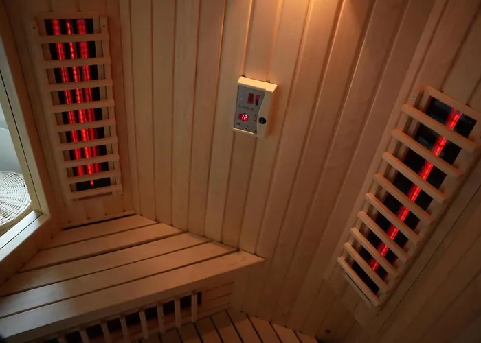 De Elysium 4-persoons Met Bubbelbad Binnen En Buiten Hotspring Bad, Sauna, Sunshower, Stadstuin, Wifi Lievelde